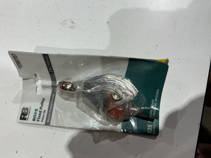 Condition photo showing Good Condition for reliabilt 2-in single rope fixed eye pulley