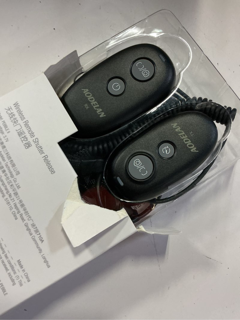 Condition photo showing Good Condition for upgrade for canon rechargeable wireless camera remote control,aodelan shutter release compatiable with rebel t7, r6 mark ii, t6, t5, t3,eos r5 c, r3, r6,r5 mark ii,5d mark ii, 5d mark iii,7d series