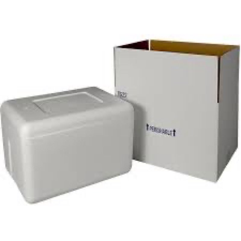 polar tech 266c thermo chill insulated carton with foam shipper, large, 19" length x 12" width x 16" depth