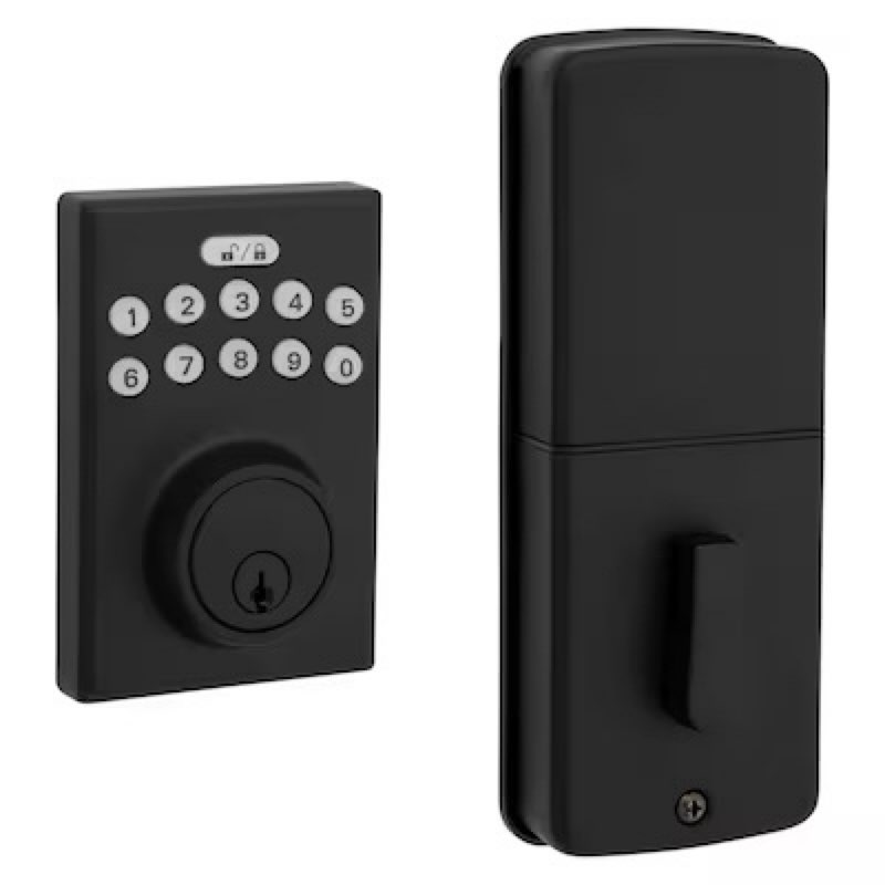 reliabilt electronic deadbolt with a keypad