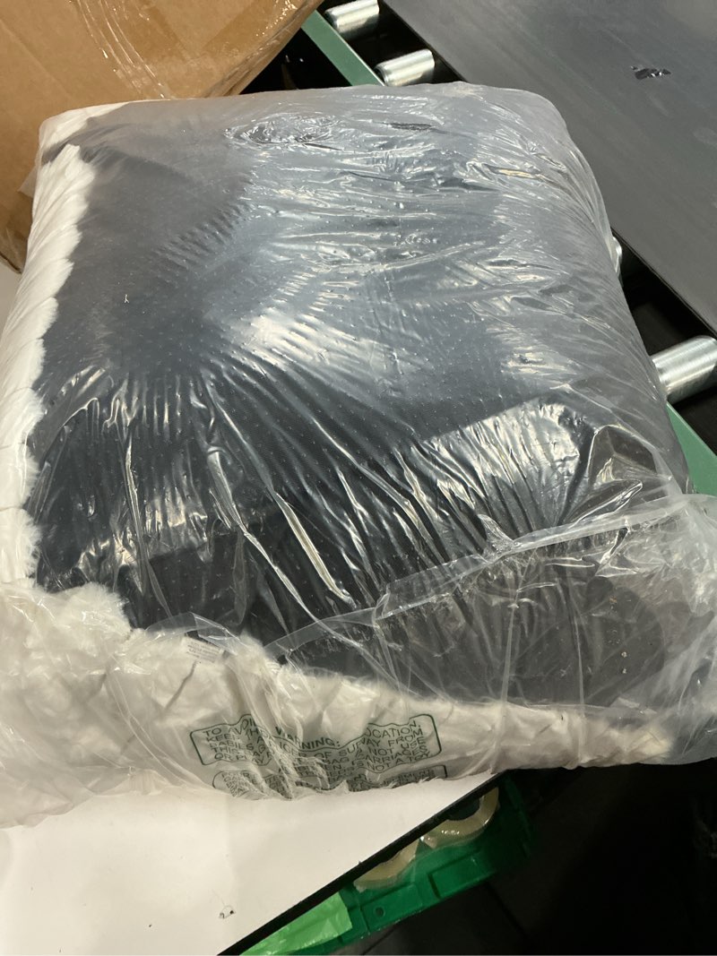 Condition photo showing As Is for dog beds large sized dog, flat pet beds with removable washable cover, pet mat cute pet crate bed thick shredded chopped crate foam & anti slip bottom for indoor, 35"x23"x4" cream l(35"x23"x4") cream