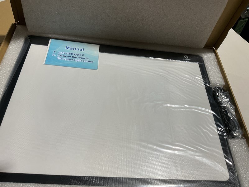 Condition photo showing Good Condition for Glass Gaming Mouse Pad with LED Lights,Professional Esport Mousepad with Type C Port, Ultra-Smooth Hard Surface for Office Bedroom and Gaming, Large Non-Slip Silicone Base?11.8" x 15.7"? Male Assassin