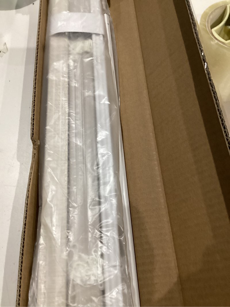 Condition photo showing Good Condition for Cordless Blinds for Indoor Windows 1" Vinyl Textured Print Slats Mini Blinds for Home, 20" W × 48" H - Sand Sand 20" W × 48" H