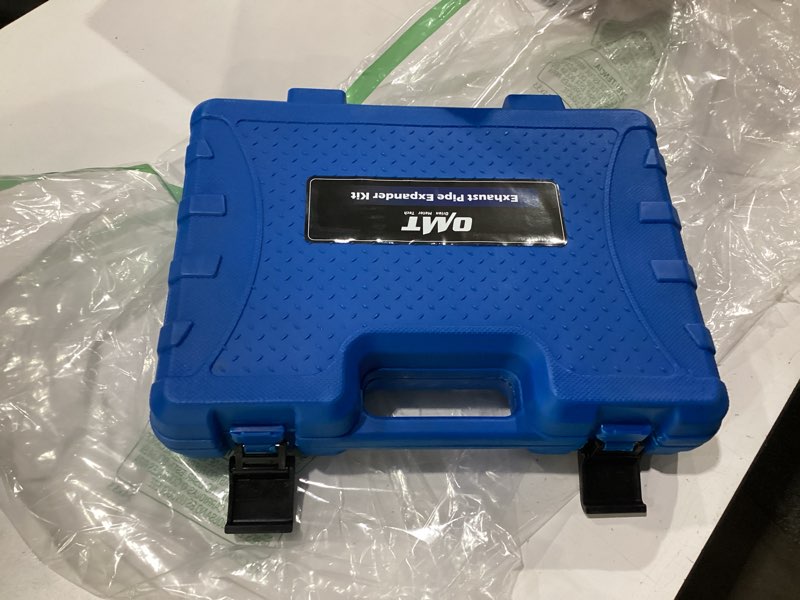 Condition photo showing Good Condition for orion motor tech exhaust pipe expander tool kit 1-5/8 to 4-1/4 inch, hex 28 mm exhaust pipe stretcher kit, muffler pipe spreader with storage case, automotive car tool kit for tail pipe tube