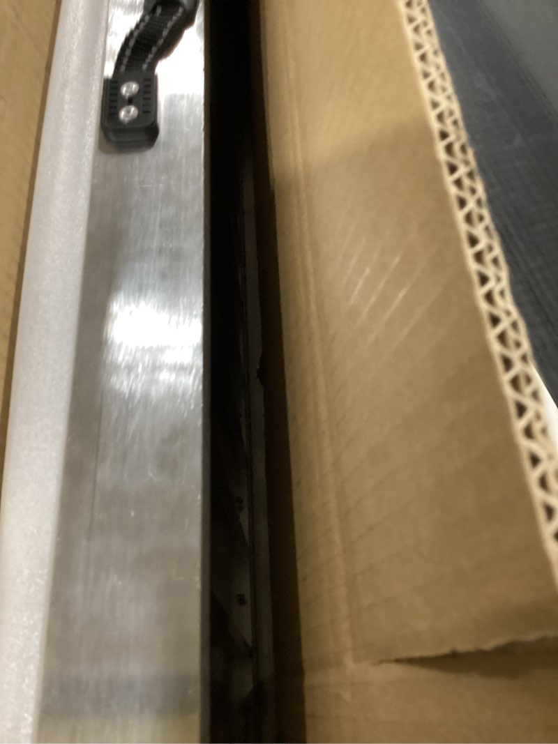 Condition photo showing As Is for Portable Wheelchair Ramp 4FT,800LBS Weight Capacity Threshold Ramps with Non-Slip Aluminum for Wheelchair,Wheel Chair Ramp for Home Steps, Foldable Handicap Ramps for Home,Steps