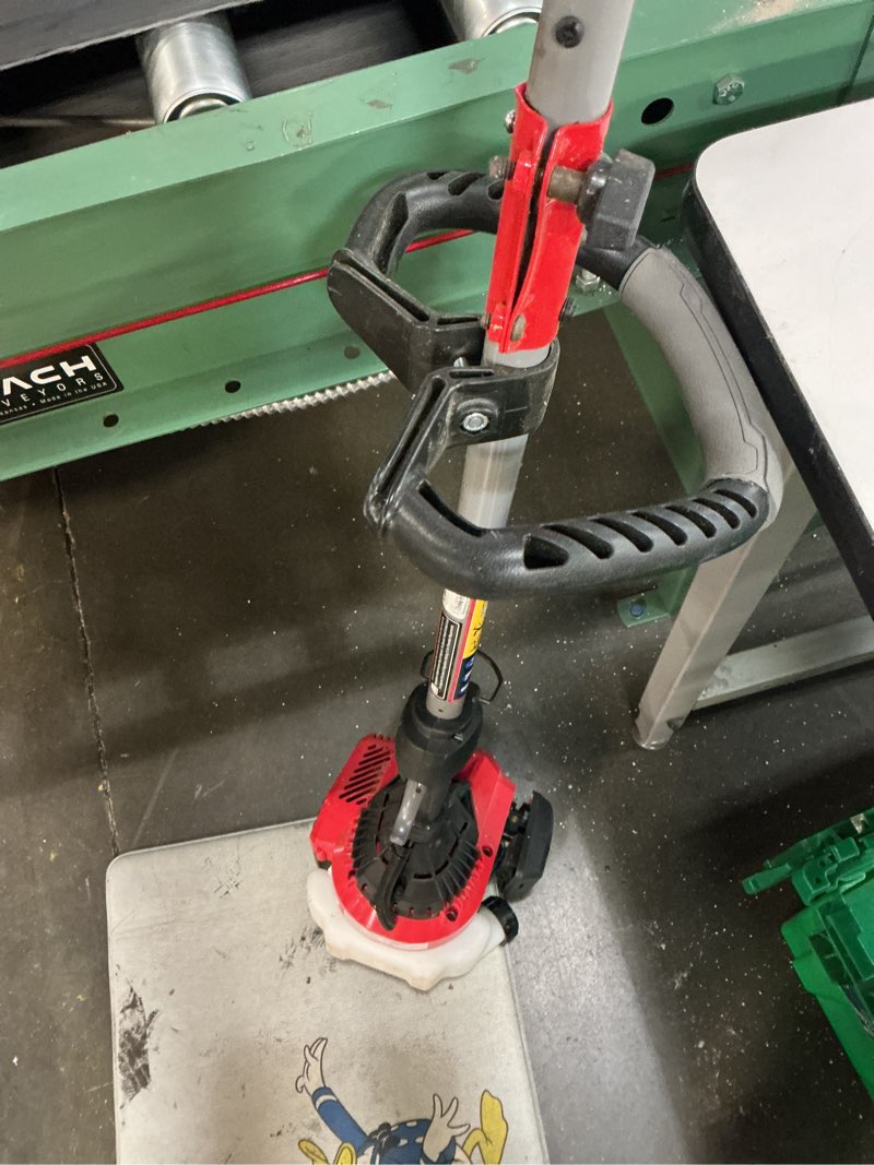 Condition photo showing As Is for craftsman ws4200 30-cc 4-cycle 17-in straight shaft attachment capable gas string trimmer edger conversion capable