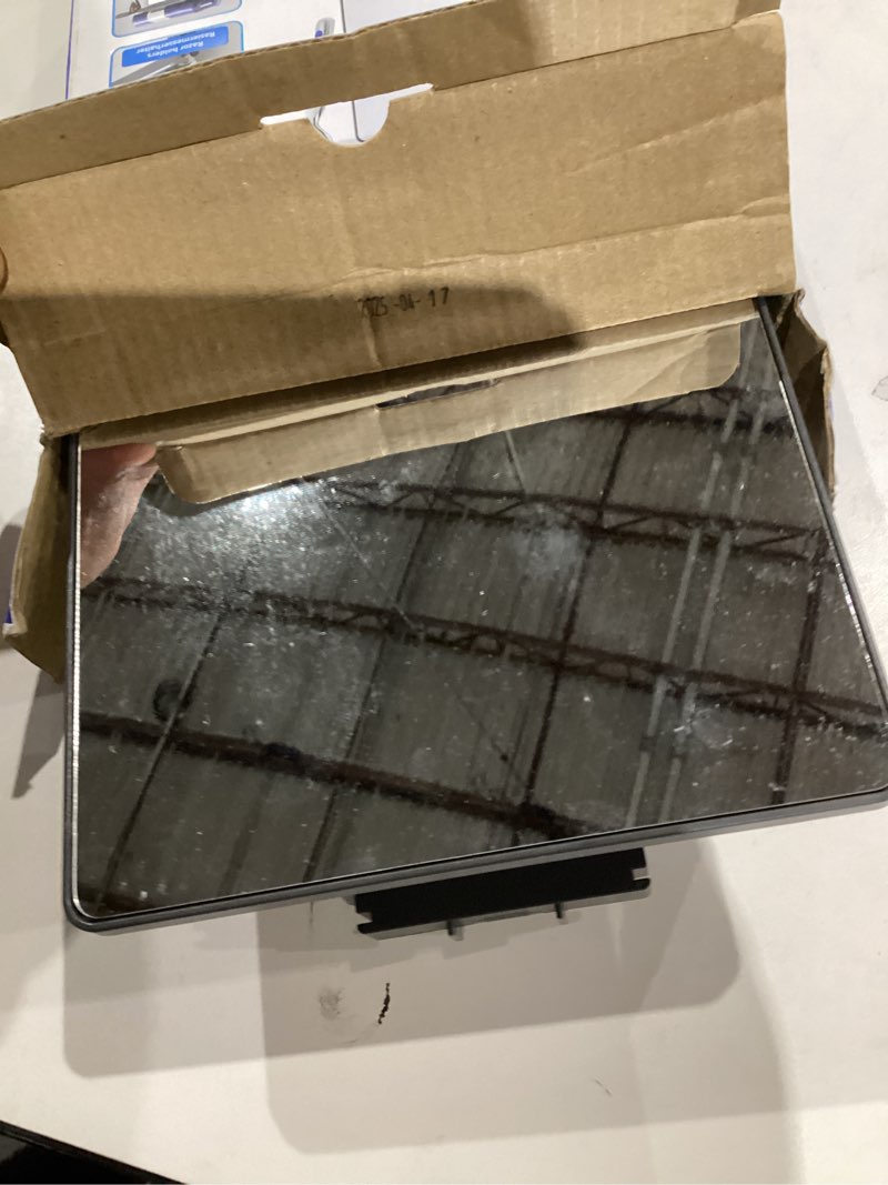 Condition photo showing Good Condition for TAILI Shower Mirror Fogless for Shaving - with Powerful Suction, Razor Holder for Shower, Anti-Fog Adjustable for Bathroom,Makeup Shave Mirror Wall Mounted, Shatterproof & Removable,Grey White 10.1"L x 9.8"W