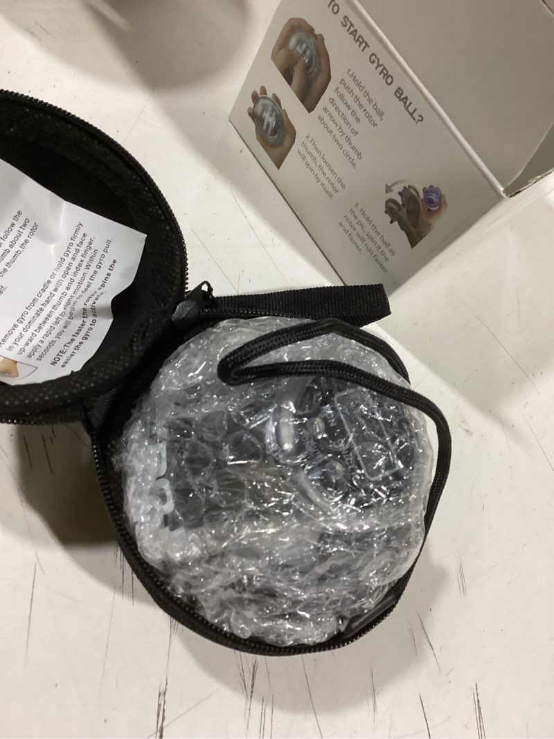 Condition photo showing Good Condition for Curaball Hand Exerciser with Counter: Torque Ball Gyro Wrist Ball - Forearm Strengthener & Hand Strengthening Devices Featuring Shoulder Reliever Ball Swing (with LED Lights)