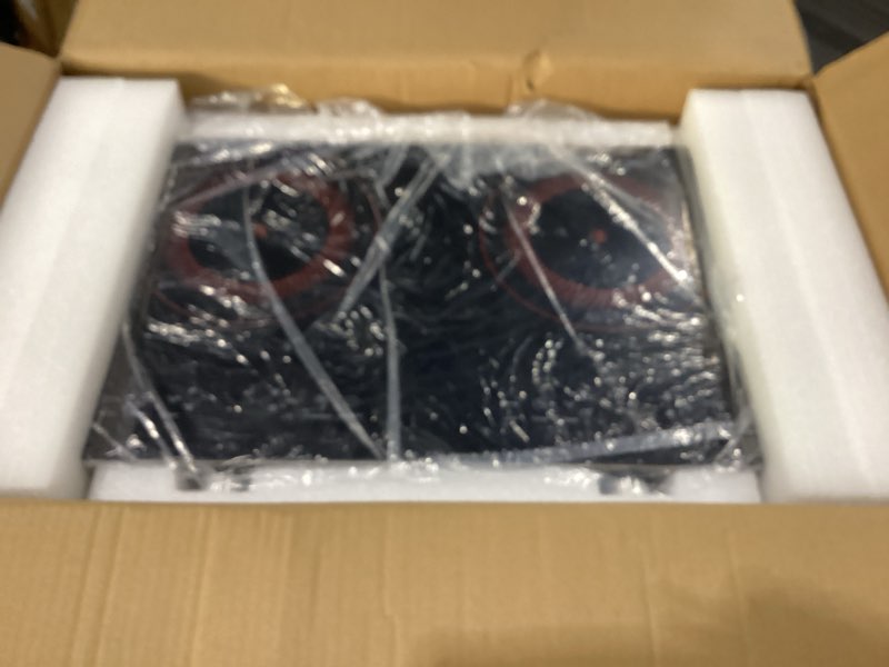 Condition photo showing New/Like New for vbgk electric cooktop,110v 2400w electric stove top with knob control,9 power levels, kids lock & timer,led touch control,overheat protection electric stove,24 inch desktop 2 burner double burner electric cooktop