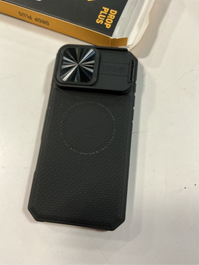 Condition photo showing Good Condition for Magnetic for iPhone 17 Pro Max Case,[Compatible with Magsafe][Slide Camera Cover][Kickstand][Military Grade Protection] Shockproof Rugged Case for iPhone 17 Pro Max,Black iPhone 17 Pro Max iPhone 17 Pro Max-Black