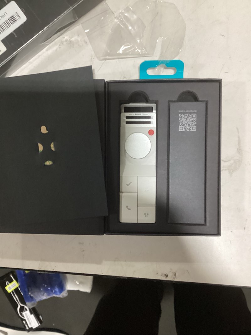 Condition photo showing New/Like New for HiDock P1 AI Voice Recorder Work with Wireless Earbuds: BlueCatch Tech Smart Voice Recorder with Playback AI Transcriber Summarize for Lectures Meeting Notes Voice Activated Recorder 64GB(Star White)