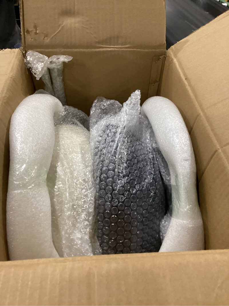 Condition photo showing New/Like New for Elegant Modern Side Table - Featuring a Unique Hourglass Design, Ideal for use in Living Rooms, cafes, Dining Rooms, bedrooms, and Outdoors - a Fashionable Decoration (1, Black) Black 1