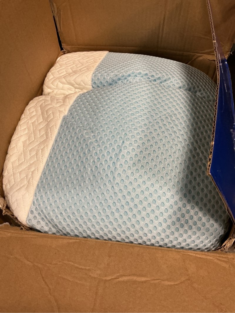 Condition photo showing Good Condition for 3 Inch Gel Memory Foam Mattress Topper Full, Cooling Mattress Topper with Removable & Washable Cover, CertiPUR-US Certified Full 3 Inch White