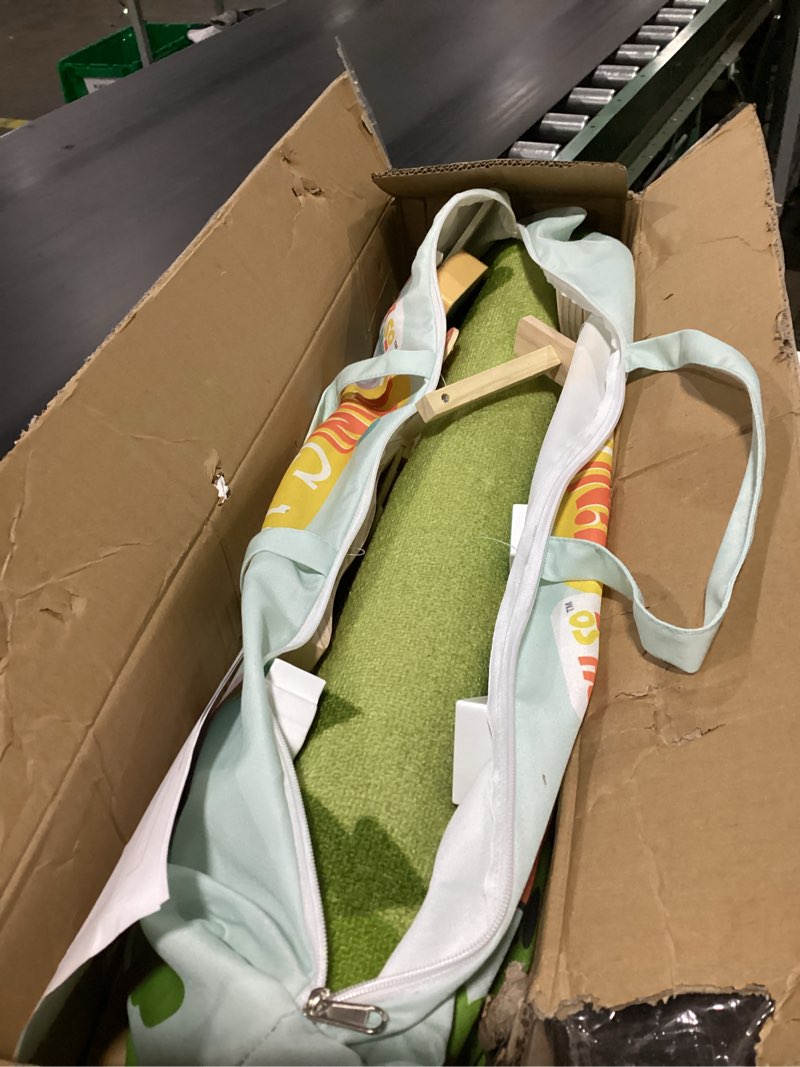 Condition photo showing Good Condition for mindware oh so fun! mini golf set - indoor & outdoor kids golf set with 7 obstacles for ever-changing golf for kids experience - enhances hand-eye coordination and critical thinking - ages 3 and up