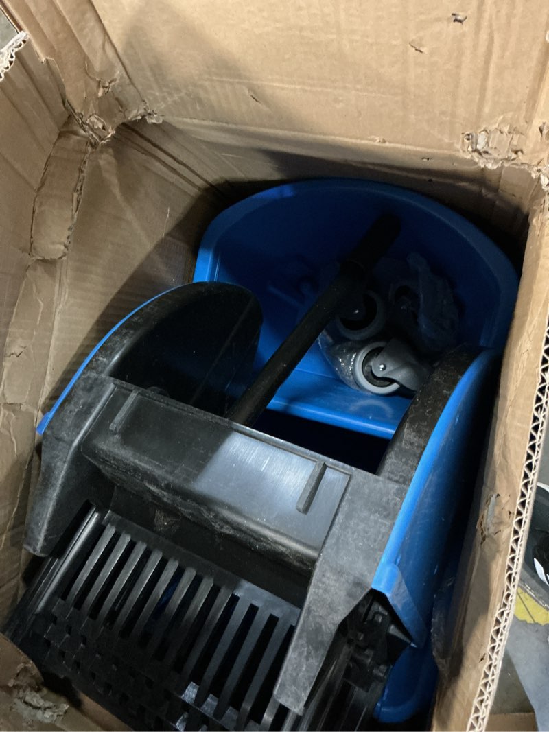Condition photo showing As Is for replacement champ™ mop wringer, down press