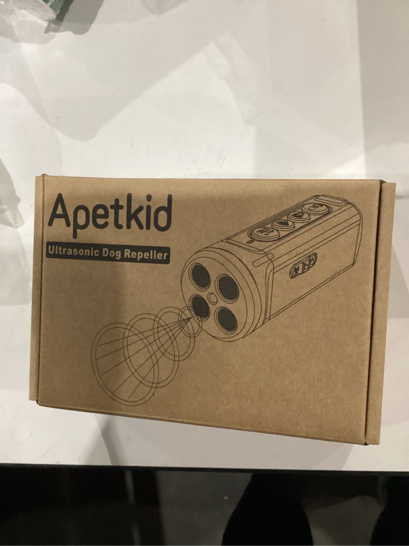 Condition photo showing New/Like New for Upgraded Ultrasonic Dog Bark Deterrent, 4+1 Head with Sound Alarm Manual Frequency Adjustable No Shock Humane Training Device for Small/Medium/Large Dogs