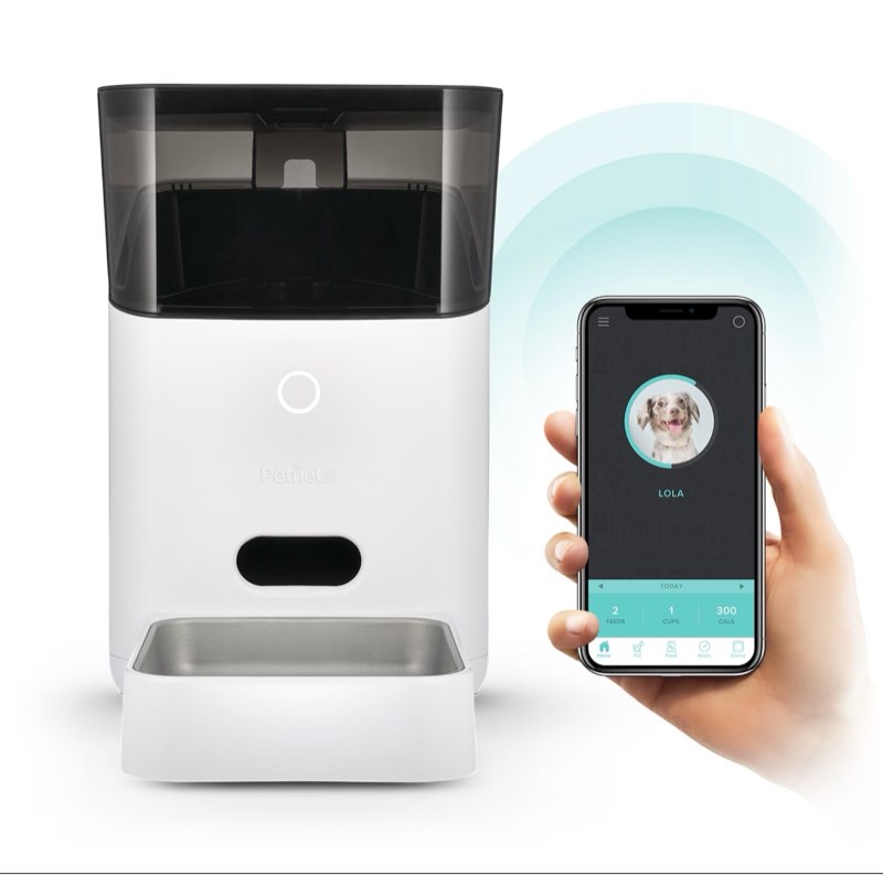 Petnet SmartFeeder 2nd Generation White Automatic Pet Feeder, Medium