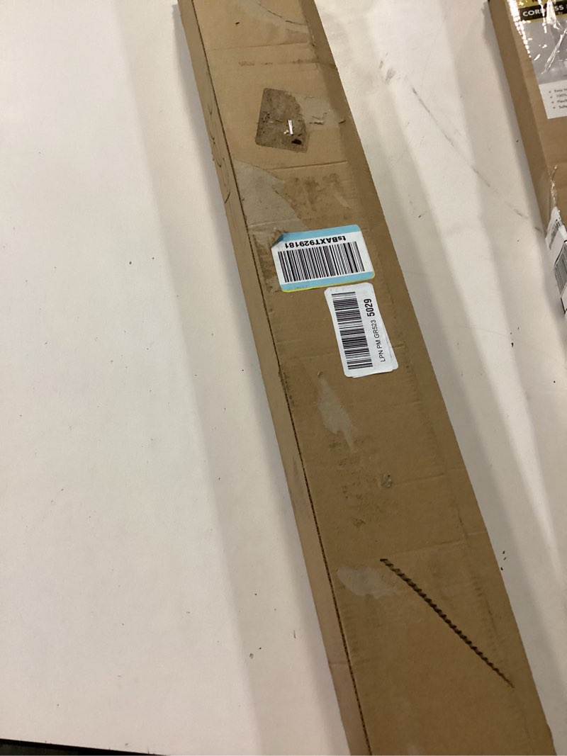 Condition photo showing New/Like New for joydeco cordless zebra blinds (pro), dual layer light control zebra blinds for windows, light-proof aluminum cover, free-stop roller shades for home & office (gray,34.5" w x 75" h) gray 34.5"w x 75"h