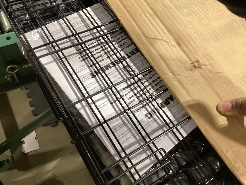 Condition photo showing Good Condition for midwest homes for pets double door 30-inch dog crate kit, bundle includes a two-door cage, matching gray bed and crate cover, for medium-sized breeds 30.0"l x 19.0"w x 21.0"h