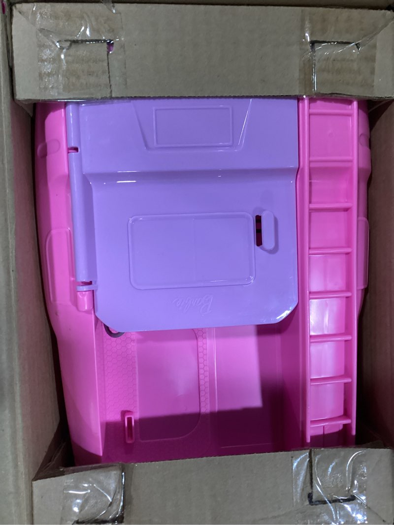 Condition photo showing Good Condition for Barbie Dream Camper Playset with Roof Tent, BBQ Grill with Color-Change Feature and 60+ Accessories