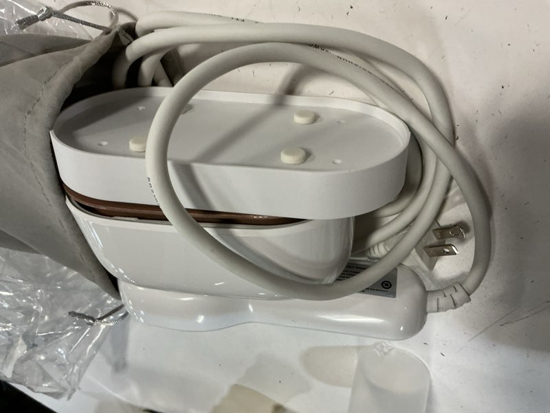 Condition photo showing As Is for smart travel steamer for clothes, 1200w handheld mini travel steam all-in-one portable steamer iron with lcd display, 3 steam modes & 5s fast heat-up, garment steamer for travel, home, and office