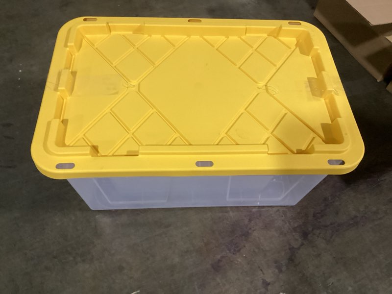 Condition photo showing As Is for assorted storage containers (may be cracked)