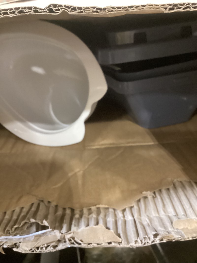 Condition photo showing Good Condition for ingenuity my size potty pro in blue, infant potty training toilet, lifelike flushing sound, for ages 18 months, up to 50 pounds