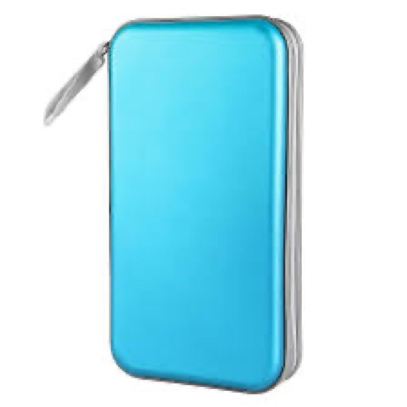 CD Case Holder, 80 Capacity CD/DVD Case Holders Wallet Hard Plastic CD DVD Disc Cases Storage Binder For Car Home Office Travel (Grey)