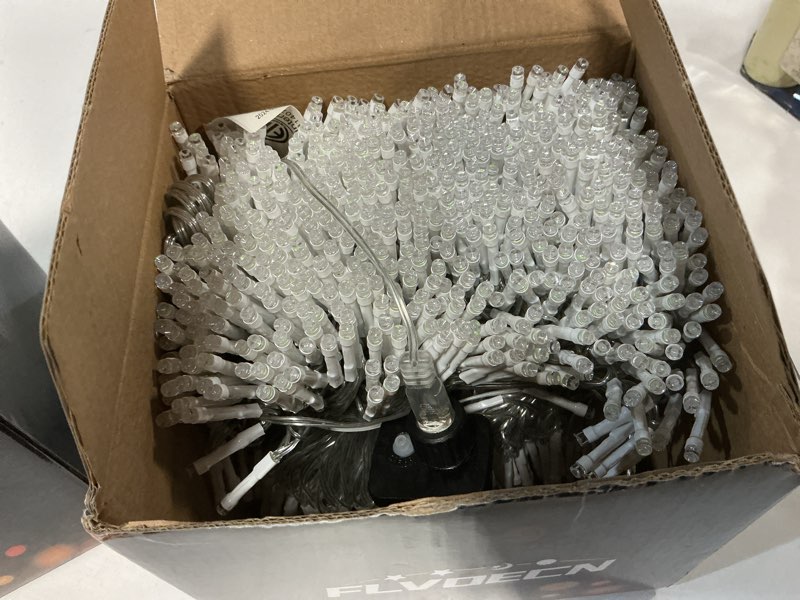 Condition photo showing New/Like New for 410Ft 1200LED Christmas Lights Outdoor Decorations 12 Modes & Memory Timer Christmas Lights with Remote Plug in Waterproof Fairy String Lights for Xmas Wedding Party Holiday Decor?Multicolor? Multicolor 410Ft 1200LED