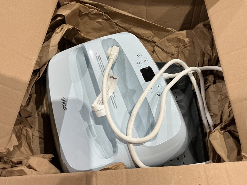 Condition photo showing As Is for similar. cricut easypress 3 smart heat press machine with built-in bluetooth for t-shirts, pillows, tote bags & more, advanced ceramic-coated heat plate with precise temperature control (12 in x 10 in)
