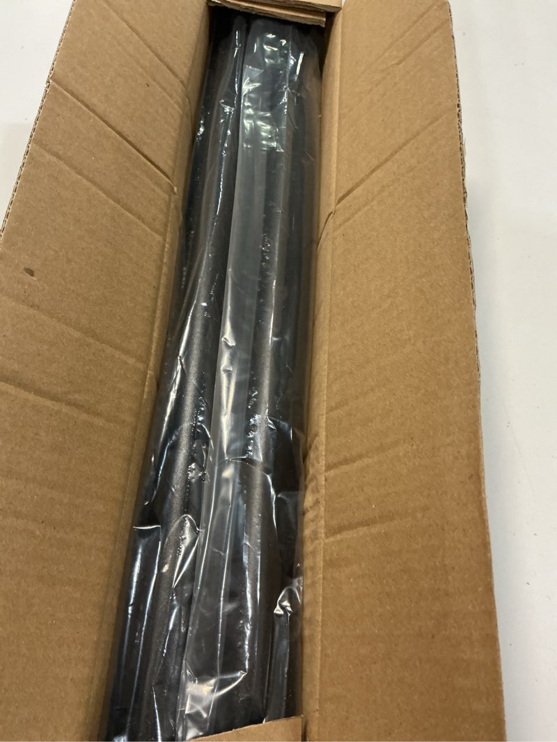 Condition photo showing Good Condition for Tension Curtain Rod 51-165In(4.25-13.75Ft), Extra Long Outdoor Curtain Rod No Drilling for Window or Bathroom Patio, Adjustable Spring Shower Rod, Easy to Install Never Rust, Rod Diameter 1.26In-Black Black 51''-165''