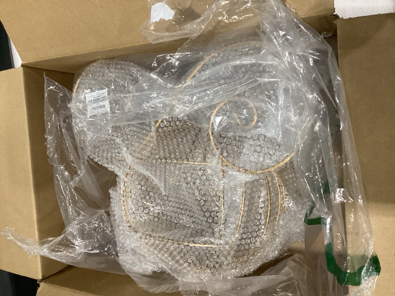 Homeford Metal Wire Pumpkin Coach, Gold, 15-Inch