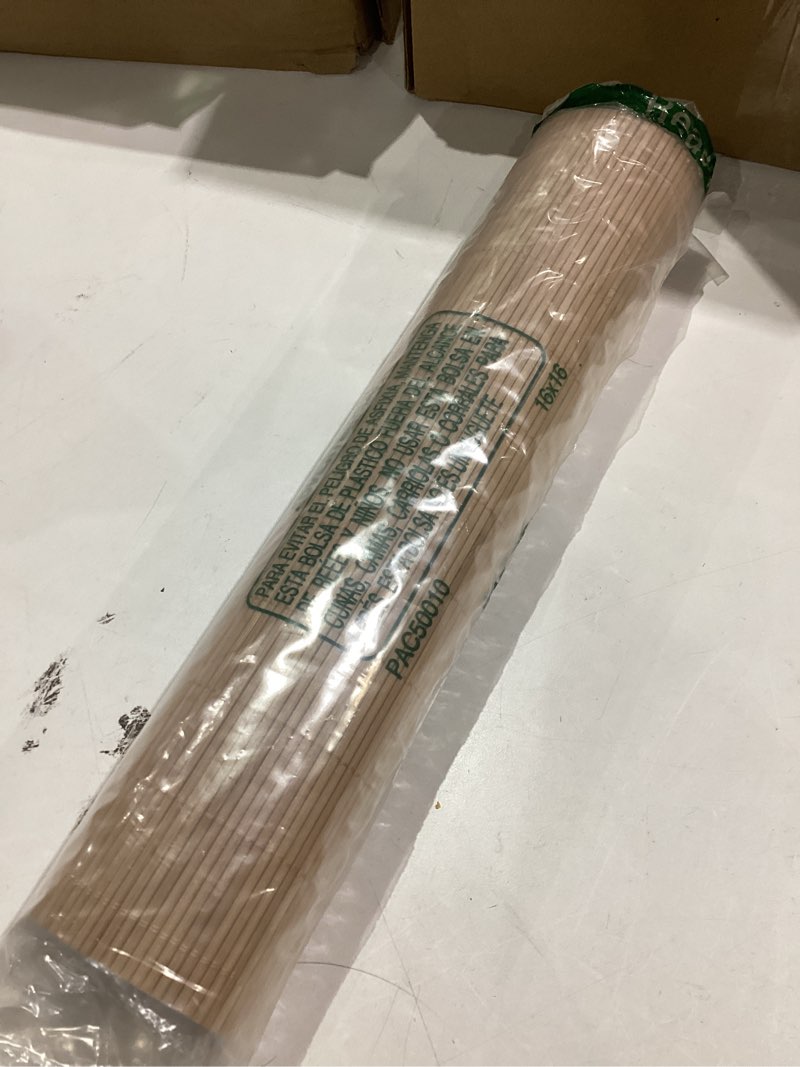 Condition photo showing Good Condition for BambooMN Carbonized Bamboo Matchstick Natural Table Runner, Home Décor, 1 Piece 1 Brown