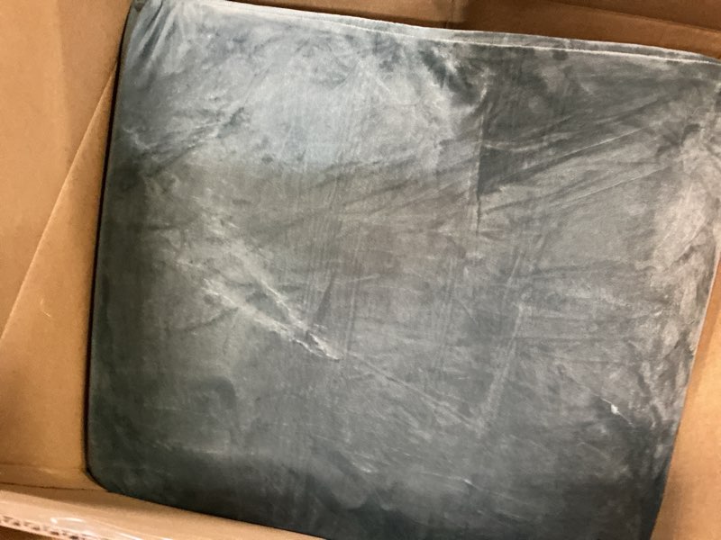 Condition photo showing As Is for lunix lx5 4pcs orthopedic bed wedge pillow set with washable cover, after surgery memory foam support, oeko-tex certified, comfort for sleep and recovery, with hot/cold pack & vacuum bags, stone navy