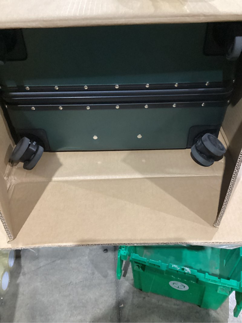 Condition photo showing As Is for 2-Piece Hardshell Zipperless Luggage Set, 20/26" Aluminum Frame Hardshell Spinner Luggage, Airline Approved Carry-On Luggage, TSA Lock, 360° Quiet Wheels With Cup Holder (green)