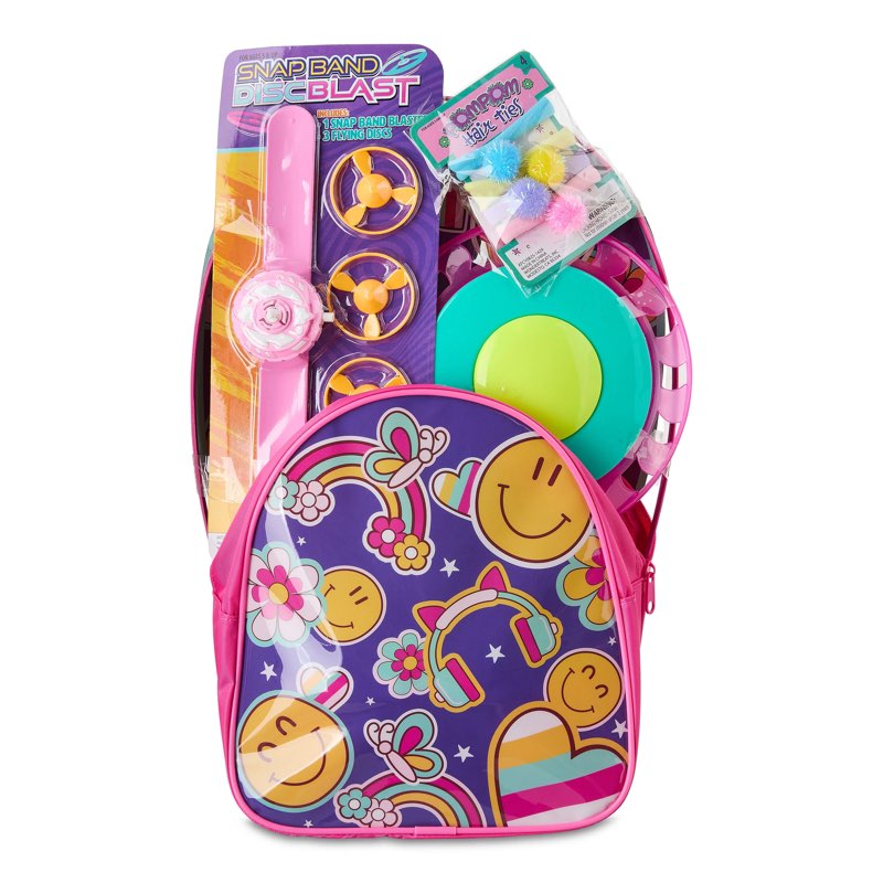 Prefilled Easter Basket Smiley Face Backpack Gift Set Wondertreats