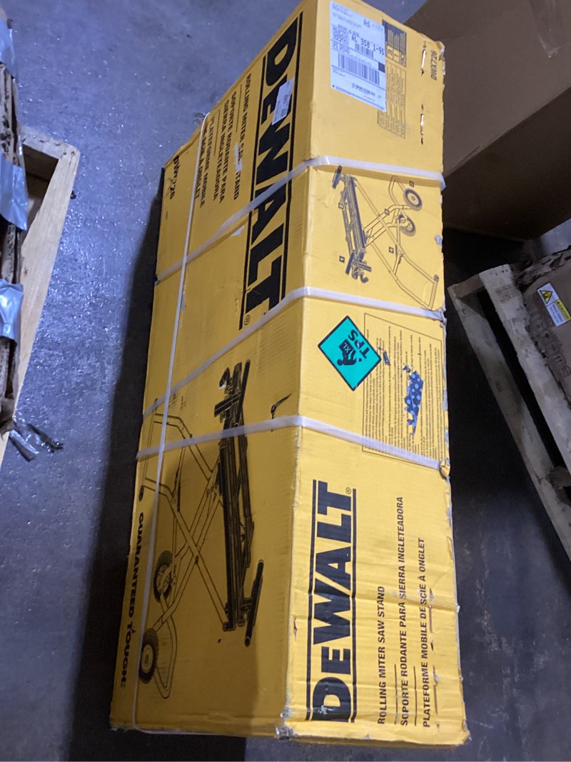 Condition photo showing Good Condition for DEWALT Miter Saw Stand With Wheels (DWX726), Yellow
