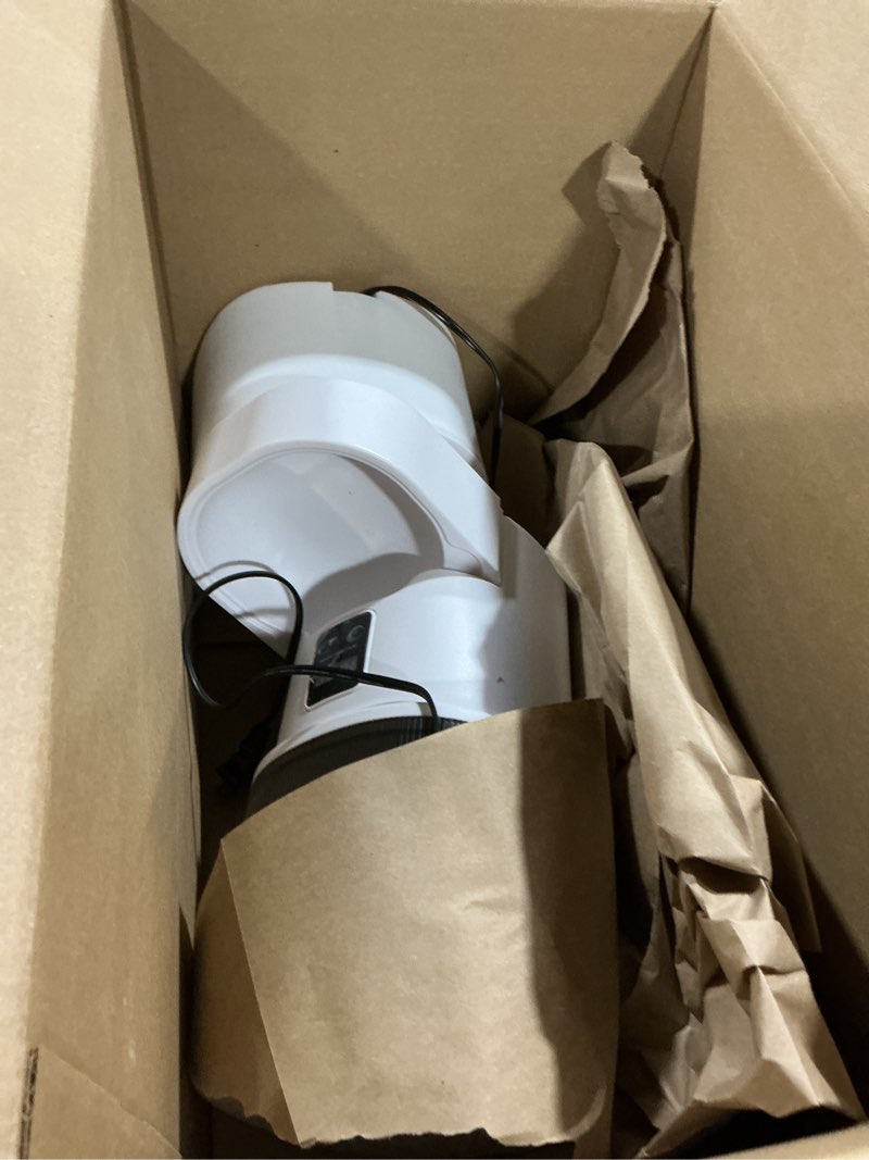 Condition photo showing As Is for Automatic Cat Feeder & Water Dispenser, Relihom 4L Programmable Timed Cat Dry Food Dispenser with Dual Power, 3L Pet Fountain with Filter, 32dB Ultra-Quiet Automatic Cat Feeder and Water