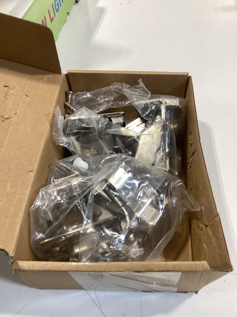 Condition photo showing Good Condition for furniware 4 pack 2 pair 165 degree lazy susan hinges full overlay concealed for cabinet, cupboard, folded door, combination with screws(regular) 2 165 degree