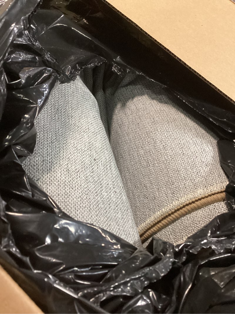 Condition photo showing As Is for Rugflix 8x10 Washable Area Rugs, Neutral Boho Carpet Living Room Rug Non Slip Stain Resistant, Large Area Rug for Indoor Bedroom Dining Room Office, Brown/Beige/Grey