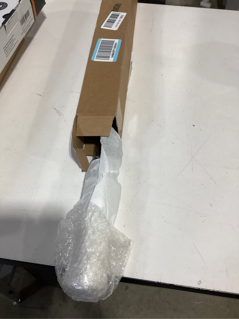 Condition photo showing As Is for yaocom 24 inch black ceiling fan downrod with ball head, not threaded downrod, 1 inch diameter, extension rod suitable for a wide range of ceiling fan