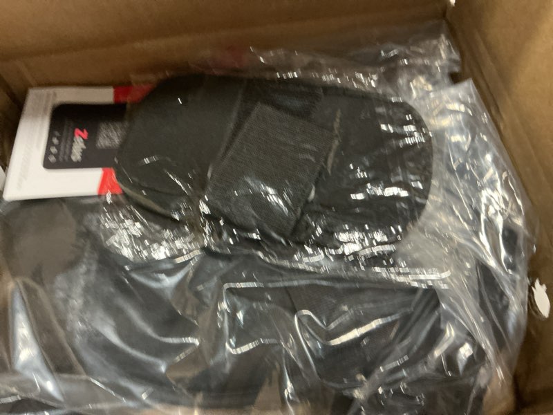 Condition photo showing Good Condition for zelus weighted vest, 6lb/8lb/12lb/16lb/20lb/25lb/30lb weight vest with reflective stripe for workout, strength training, running, fitness, muscle building, weight loss, weightlifting 8lb black