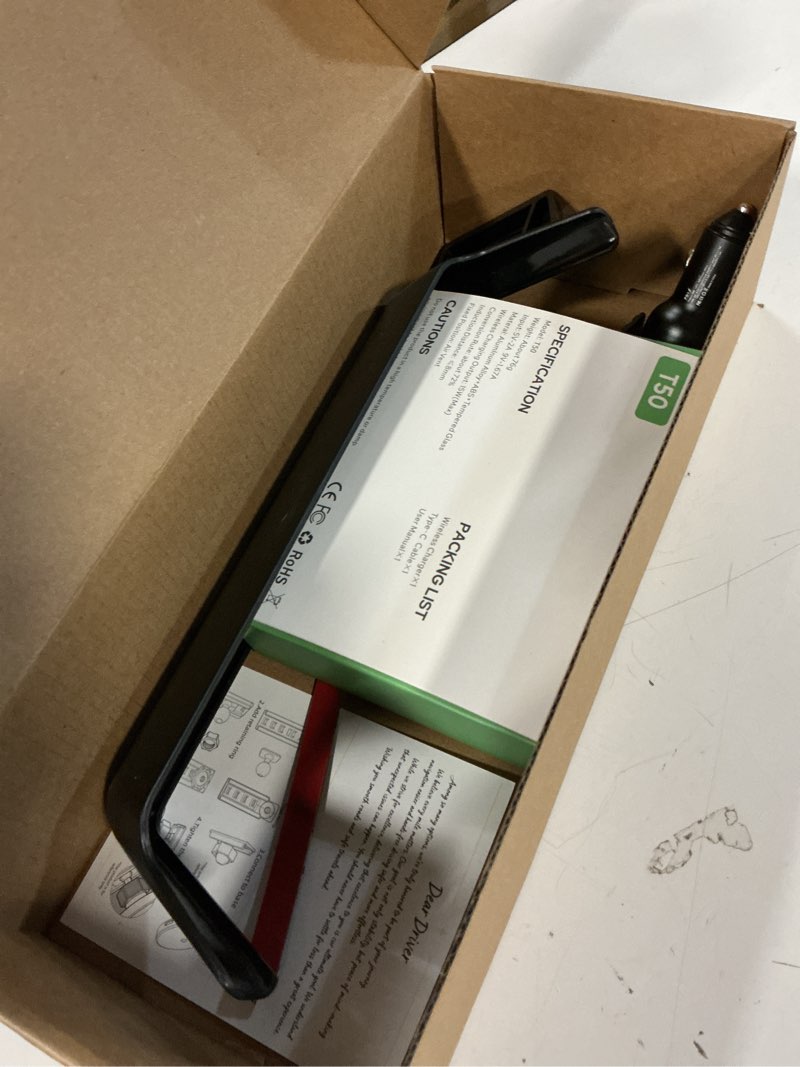 Condition photo showing As Is for phone mount for nissan rogue (2021-2024 2025, 8" screen) / altima (2019-25) / sentra (2020-25), 15w wireless charger, magnetic phone holder, 360°magsafe car mount, 2022 2023 nissan rogue accessories