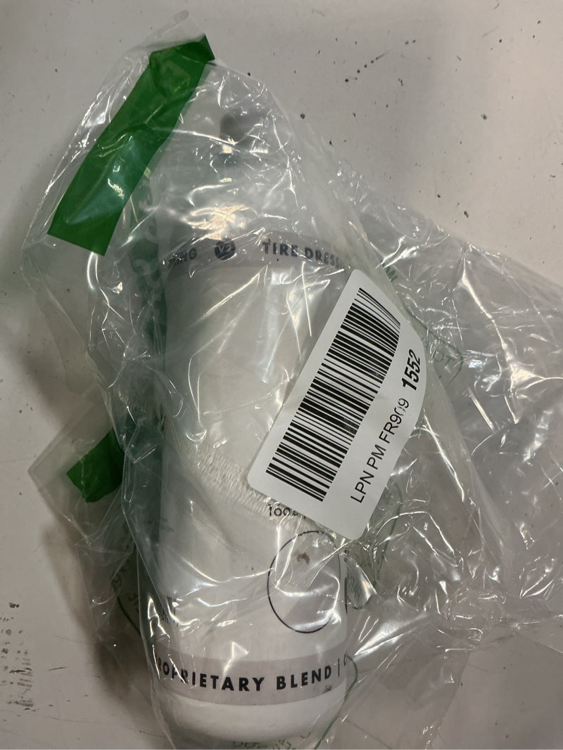 Condition photo showing New/Like New for clean. tire dressing v2 – 16oz-hydrophobic satin finish, no sling, uv protection, water-based, self-leveling, trim & plastic safe 16 fl oz (pack of 1)