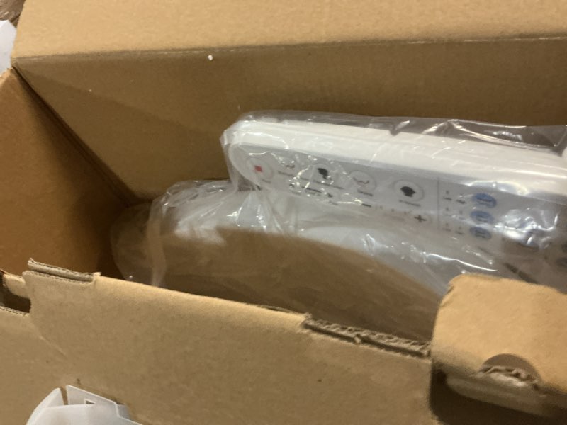 Condition photo showing Good Condition for kerde electric bidet toilet seat,bidets for existing toilets,rlongated,one-click intelligent operation, warm water cleaning,slow close,seat cushion keep constant temperature in winter (armrest)