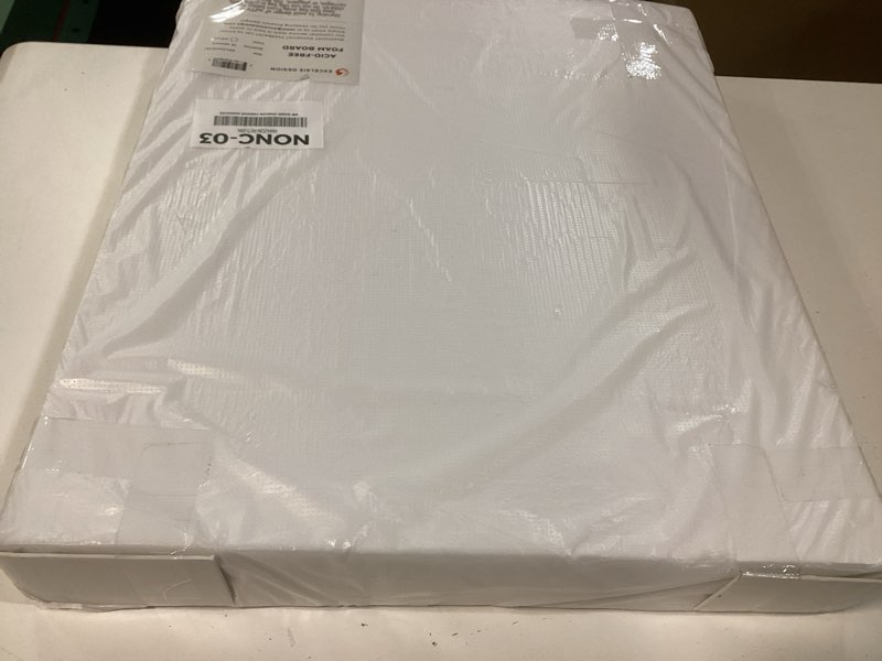 Condition photo showing New/Like New for 15 pack foam board | white foam board 3/16 inch thick white core mat | backing board for presentations, signboards, arts, display and crafts with double-sided sheet - 20x24 inches white 20x24