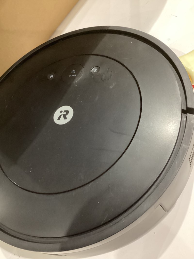 Condition photo showing Good Condition for iRobot Roomba Vac Robot Vacuum (Q011) - Power-Lifting Suction, Quieter Cleaning Mode, Multi-Surface Cleaning, Cleans in Neat Rows, Easy to use, Self-Charging, Works with Alexa Roomba Q011 Amazon Exclusive