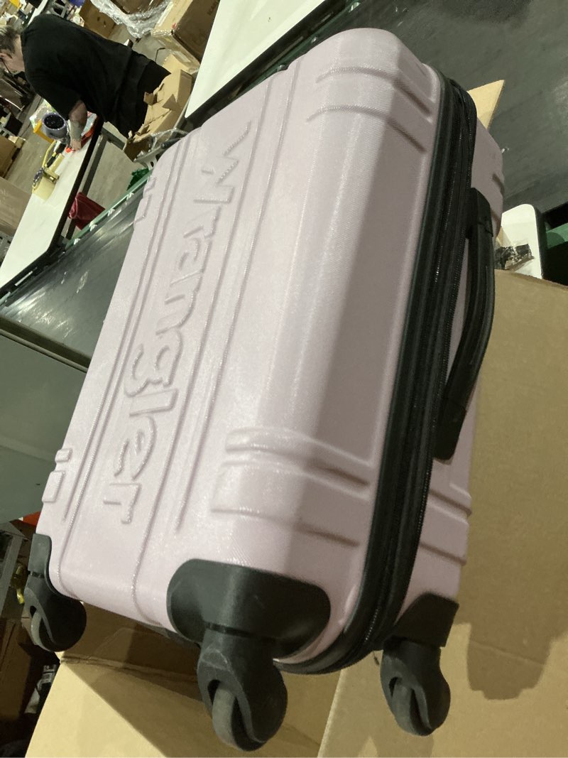 Condition photo showing Good Condition for wrangler carry-on luggage set, lilac