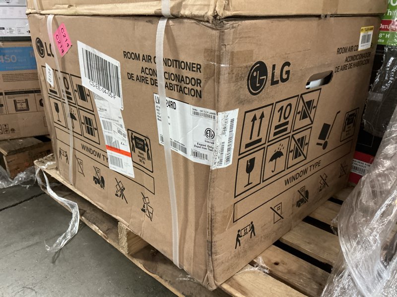 Condition photo showing Good Condition for LG 14,000 Window Air Conditioner, 115V, 700 Sq.Ft. (25' x 28' Room Size), Quiet Operation, Electronic Control with Remote, 3 Cooling & Fan Speeds, Auto Restart, 14000 BTU, White 14000 BTU Cool Only 115V White
