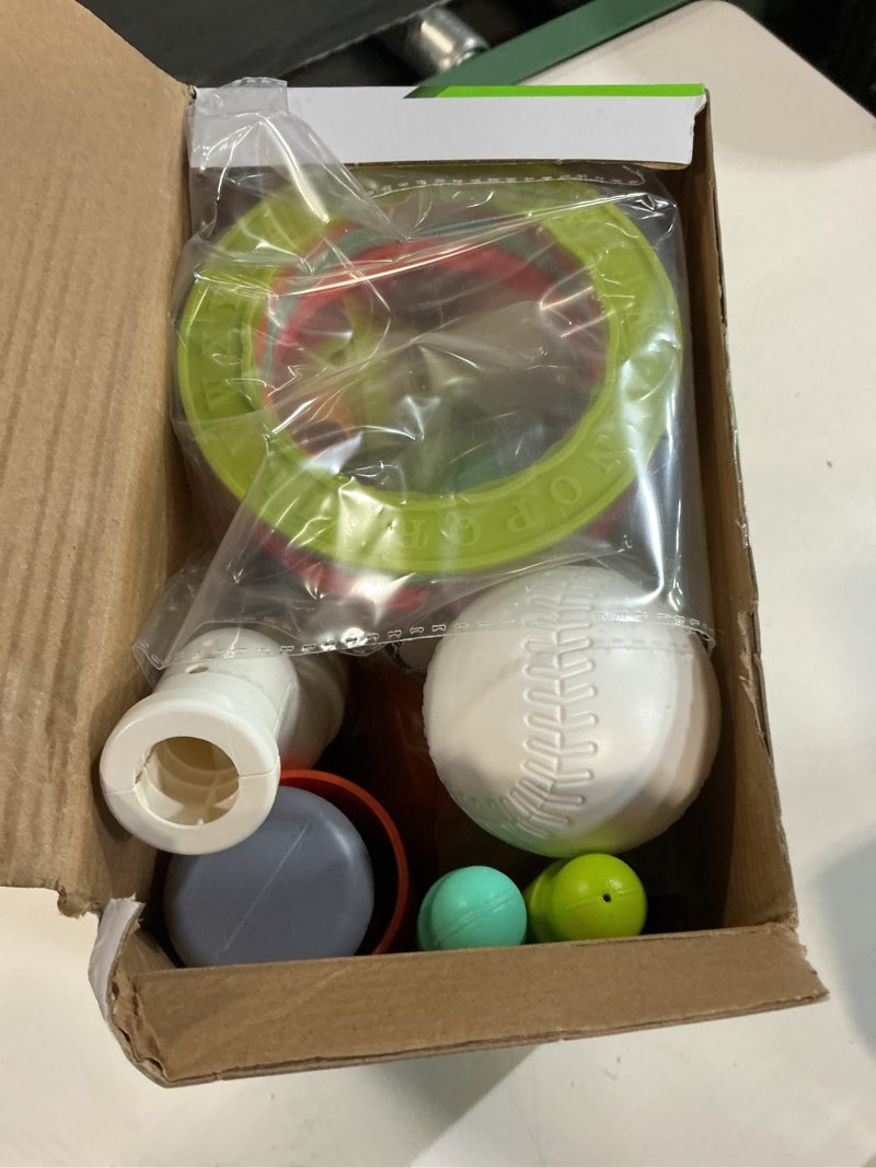 Condition photo showing Good Condition for 4-in-1 turtle water sprinkler toys for kids - summer oudoor toy with baseball ringtoss tubes - outside yard lawn backyard park garden pool games for age 3 4 5 6 7 8 year old toddlers boys girls gifts